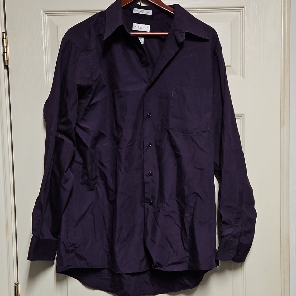 Van Heusen Rich Purple Men's Dress Shirt